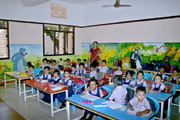 Suburban Matriculation Higher Secondary School-LKG Students Class Room